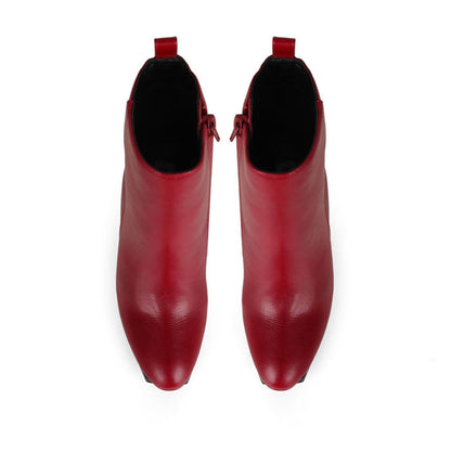 Scarlett Boot Red Leather, view 4