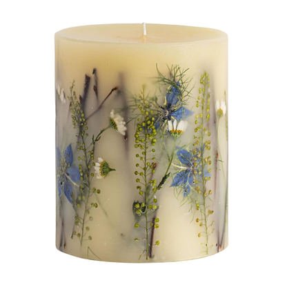 Sea Salt Mist Accent Botanical Candle, Single Piece, 4.5 x 5.5 Inch