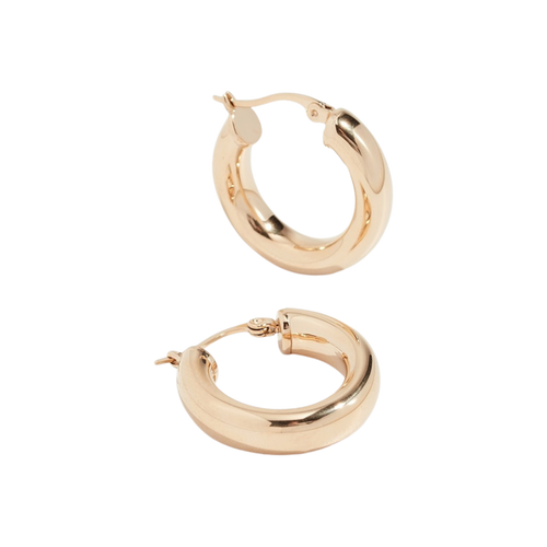 SHASHI Dominique Hoop Earrings - Gold,One Size