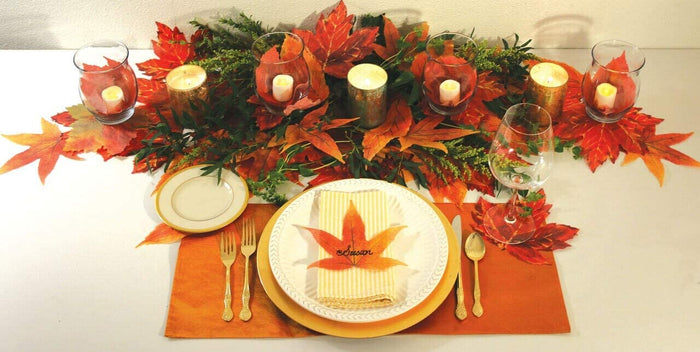 Sisson Distributions Harvest Imports 20 Pack Parchment Fall Leaves