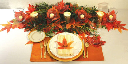 Sisson Distributions Harvest Imports 20 Pack Parchment Fall Leaves