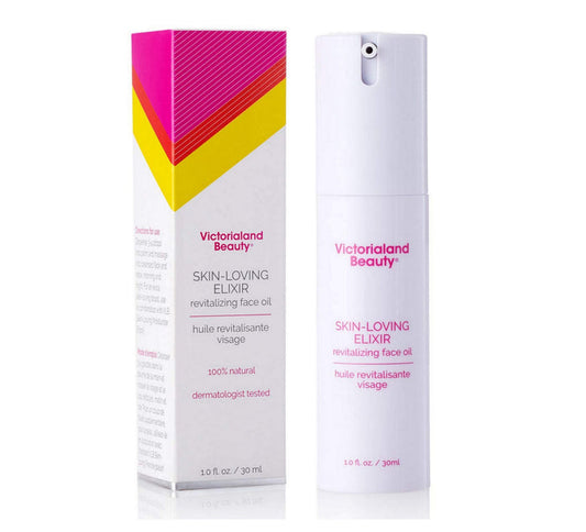 Skin-Loving Elixir Revitalizing Face Oil - Anti-aging, Vitamin Enriched, Skin Care Face Serum (1oz) by VictoriaLand Beauty
