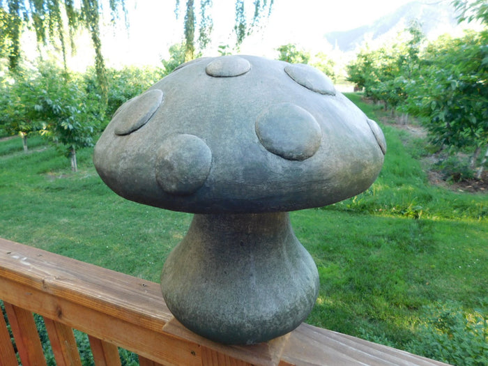 Concrete Amanita Mushroom Statue, Large