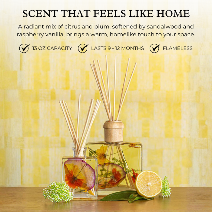 Sugared Citrus Signature Botanical Reed Diffuser, Single Piece