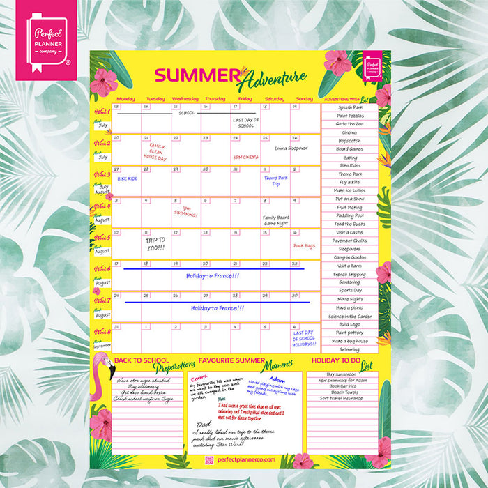 Summer Adventure Wall Planner image 1