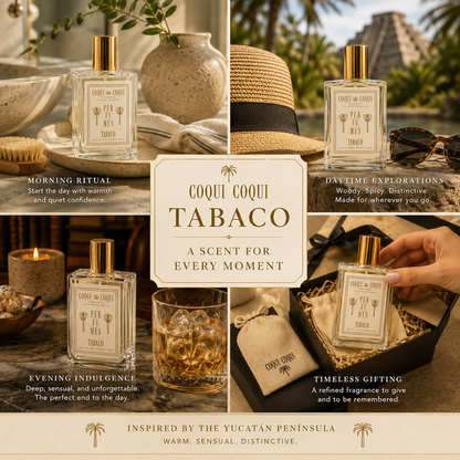 Tabaco Unisex Eau de Parfum – Woody Spicy Gourmand Fragrance, 15ml