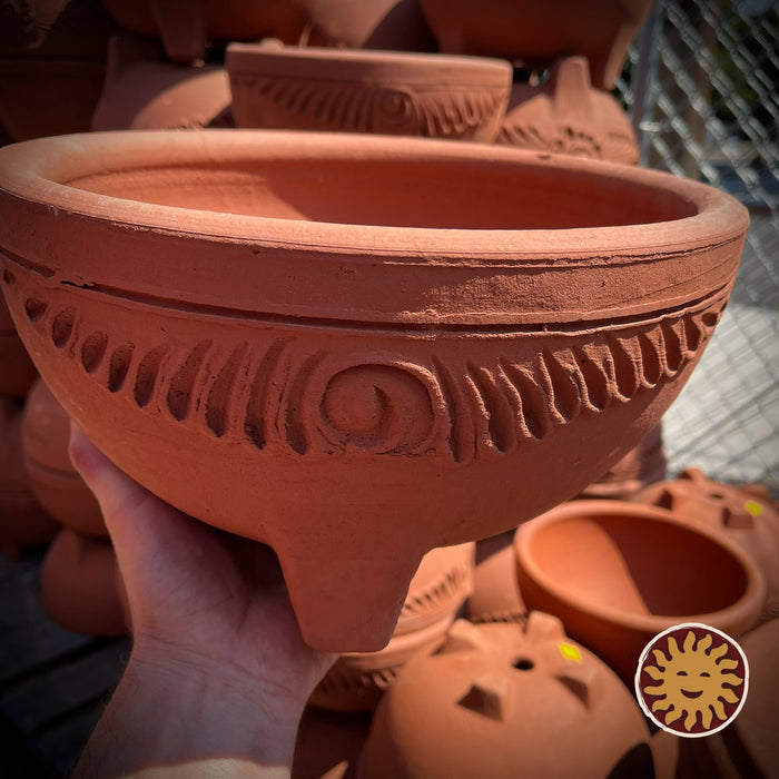 Terra Cotta Planter, Bowl with feet