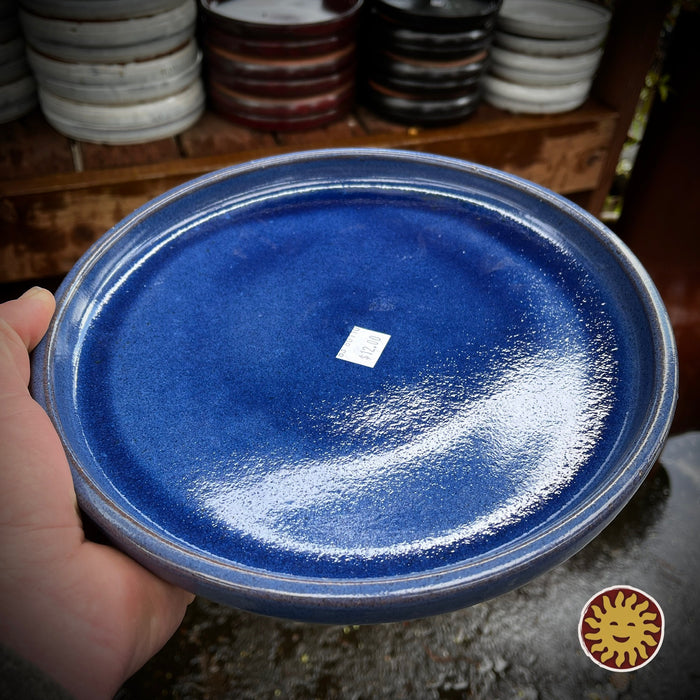 Terra Cotta Saucer, Glazed | Glazed Saucers (8", 10", 12", 14")