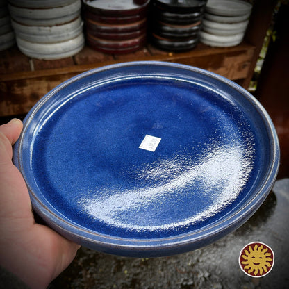 Terra Cotta Saucer, Glazed | Glazed Saucers (8", 10", 12", 14")