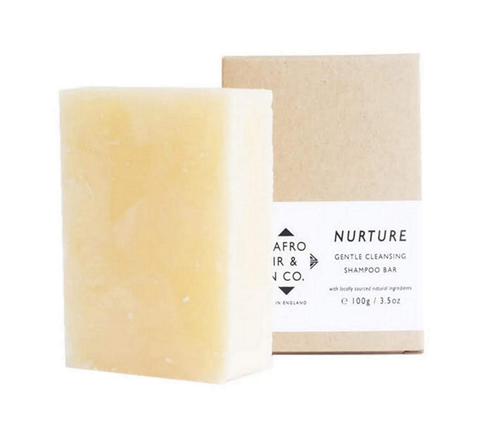 The Afro Hair & Skin Co. NURTURE - Gentle Cleansing Shampoo Bar, 100g