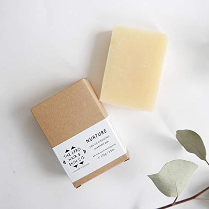 The Afro Hair & Skin Co. NURTURE - Gentle Cleansing Shampoo Bar, 100g