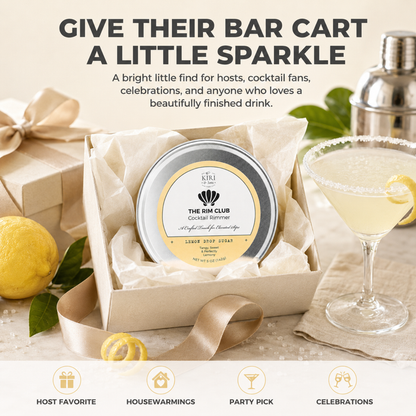 The Rim Club Cocktail Rimmer - Rimming Salt/Sugar for Margaritas