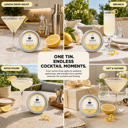 The Rim Club Cocktail Rimmer - Rimming Salt/Sugar for Margaritas