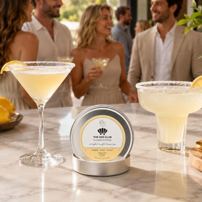 The Rim Club Cocktail Rimmer - Rimming Salt/Sugar for Margaritas