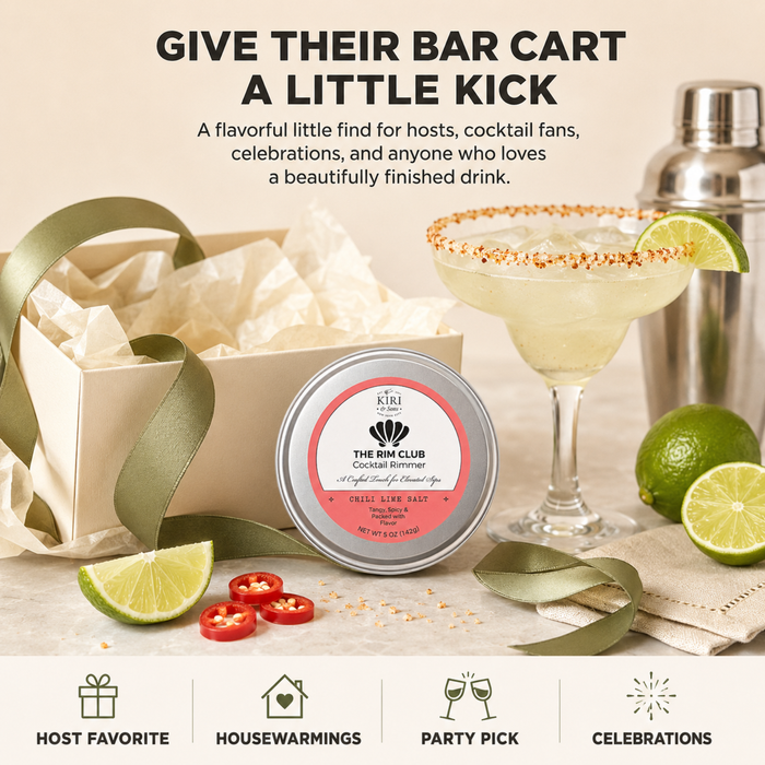 The Rim Club Cocktail Rimmer, Chili Lime Cocktail Rimming Salt