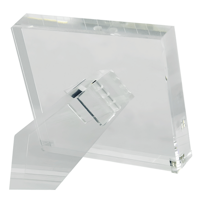 Tizo Design 5 x 5 Clear Lucite Acrylic Picture Frame