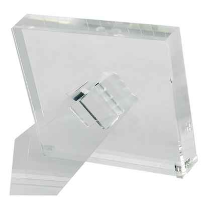 Tizo Design 5 x 5 Clear Lucite Acrylic Picture Frame