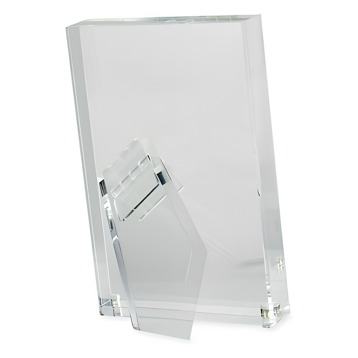 Tizo Design 5 x 7 Vertical Clear Lucite Acrylic Picture Frame
