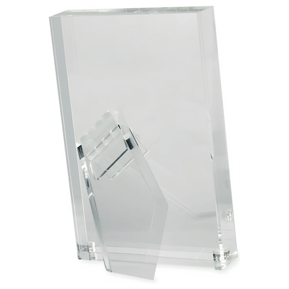 Tizo Design 8 x 10 Vertical Clear Lucite Acrylic Picture Frame