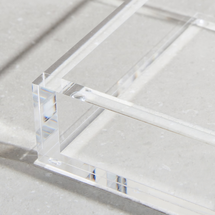 Tizo Design Acrylic Bathroom Napkin Tray - Clear