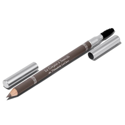 T.LeClerc Eyebrow Pencil with Brush Natural Definition Long-Lasting 1.08 g Shade 02 Chatain