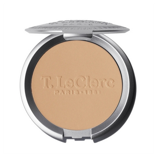 T.LeClerc Rice Compact Powder Care Formula Long-Lasting 9g Shade 08 Sahara