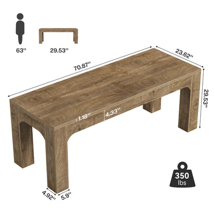 Tribesigns 70.9-Inch Two Person Desk with Thick Top, Extra Long Computer Desk for Home Office