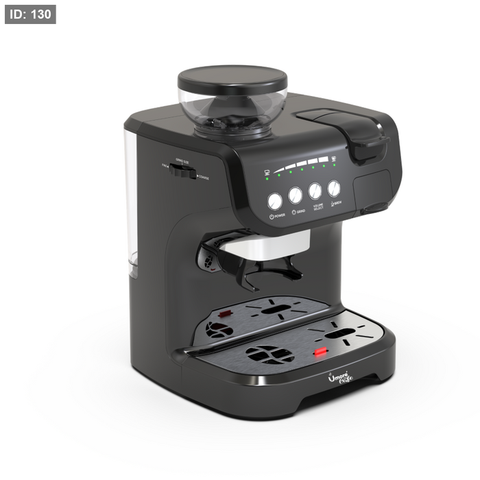 Uomor 4-in-1 Coffee Machine with Built-in Grinder