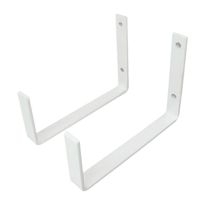 two white utility hooks