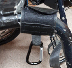 Velcro Strap On Carabiner