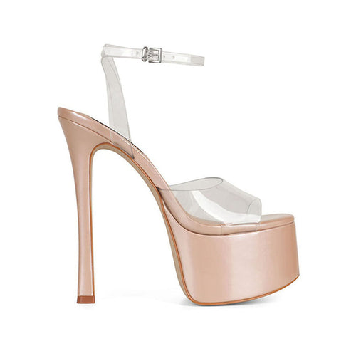 Venus Platform Sandal Maple Synthetic