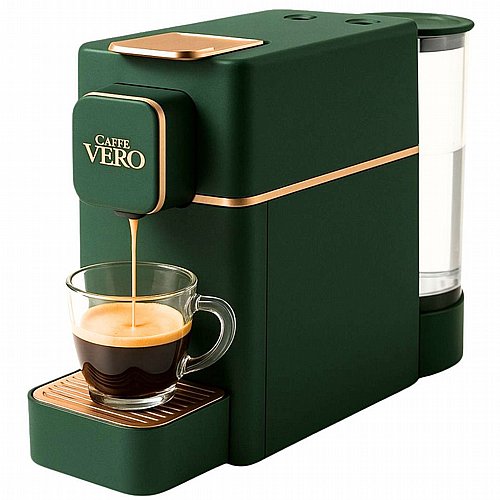 Vero capsule machine compatible with Espresso Point Pink Green