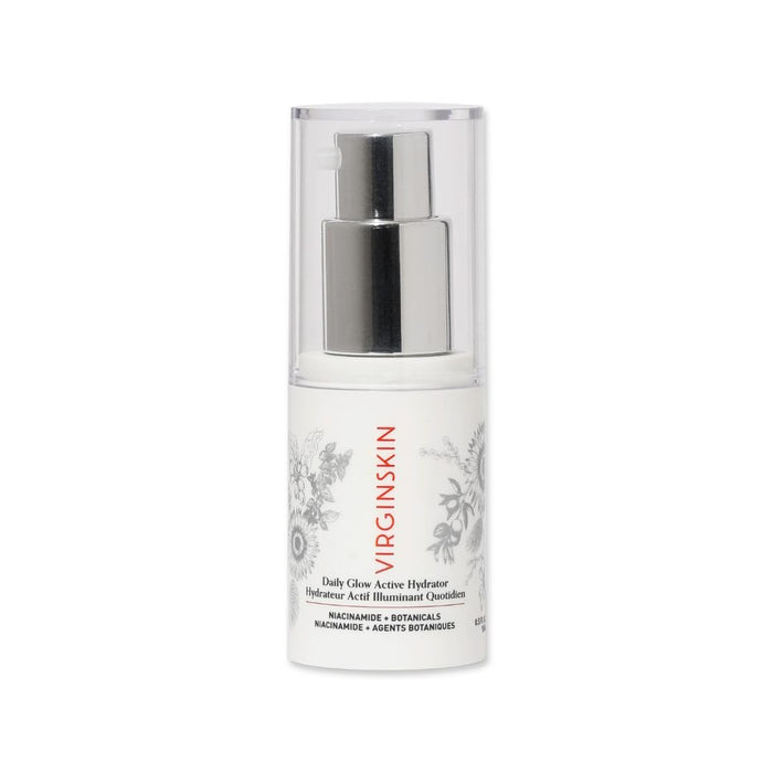 Virginskin Daily Glow Active Hydrator | Dermatologist-Developed Daily Moisturizer Cream for Face and Neck | .5 oz 15ml