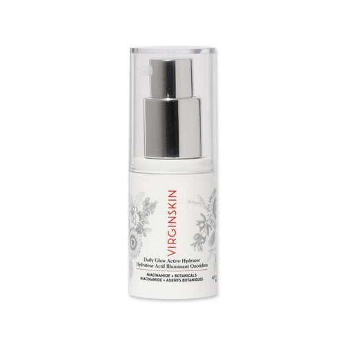 Virginskin Daily Glow Active Hydrator | Dermatologist-Developed Daily Moisturizer Cream for Face and Neck | .5 oz 15ml