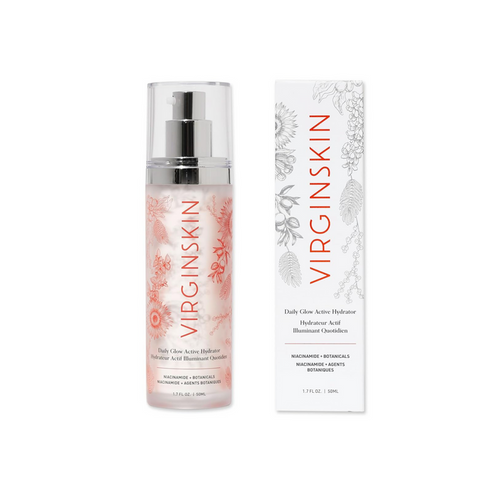 Virginskin Daily Glow Active Hydrator | Dermatologist-Developed Daily Moisturizer Cream for Face and Neck | 1.7 Oz.
