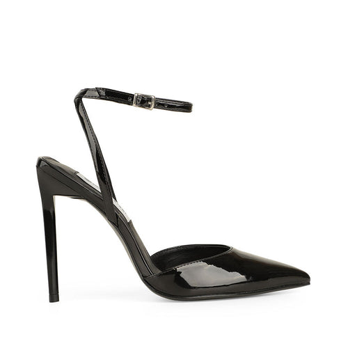 Wendy Slingback Pumps Black Patent Leather